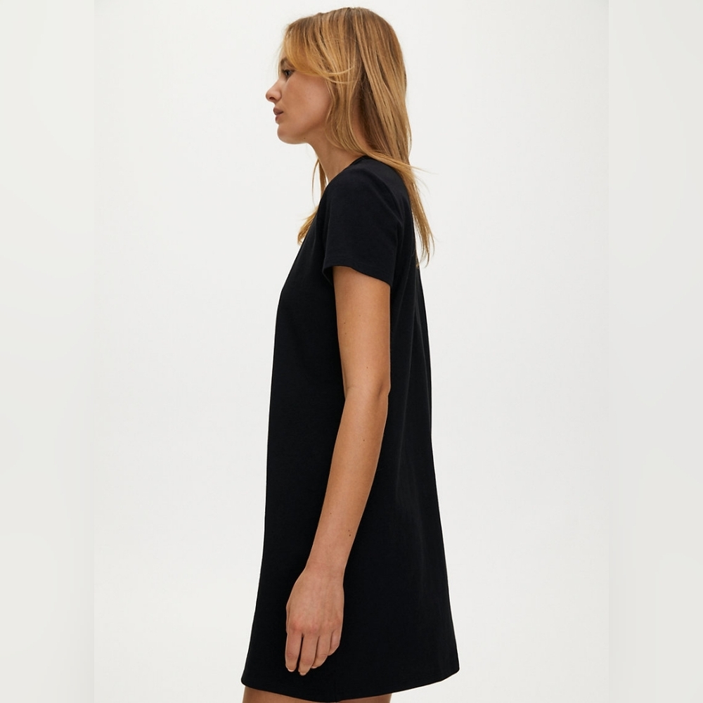 Wilfred Free OASIS DRESS Aritzia Wilfred Classic Black Mini Dress Large